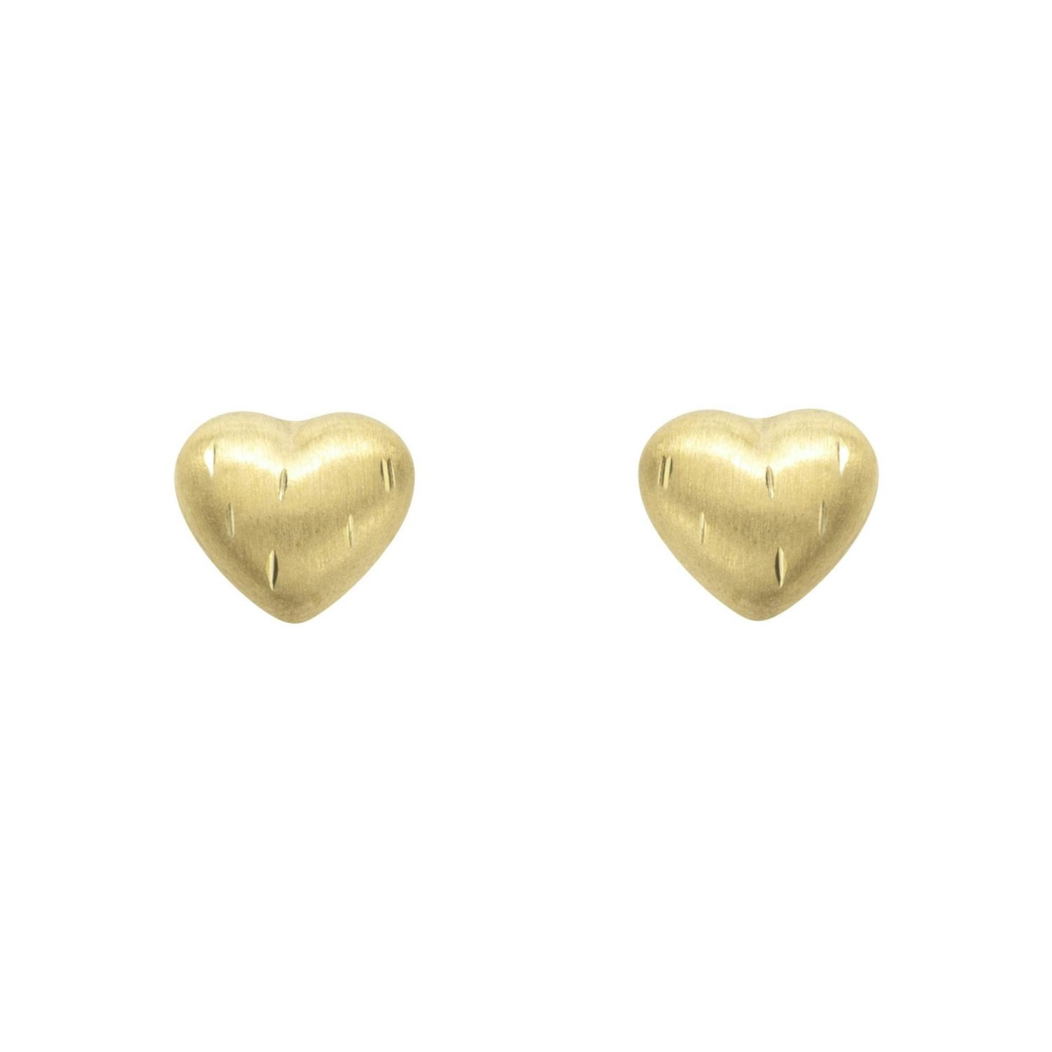 Ohrstecker für Mädchen, Gold 375 | Herz