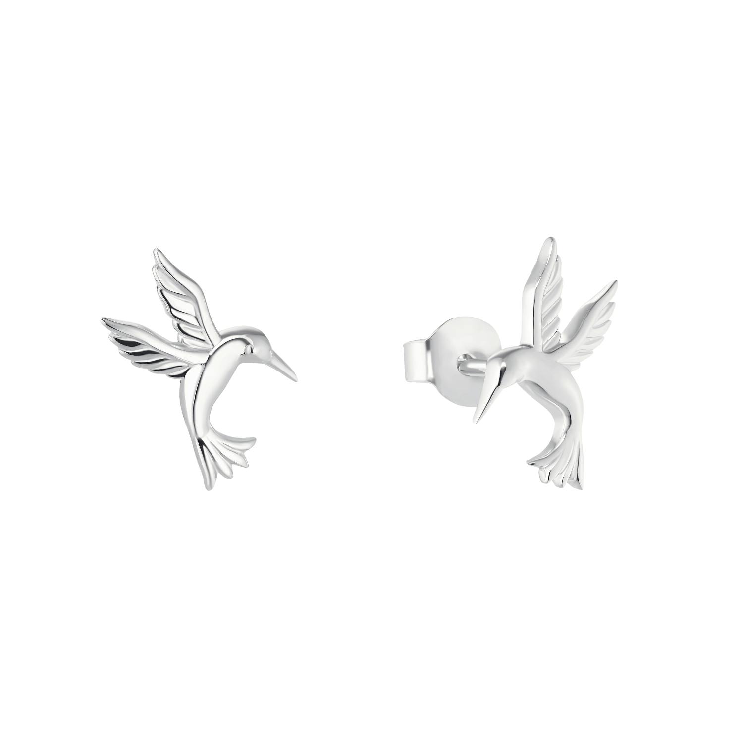 Ohrstecker für Damen, 925 Sterling Silber | Kolibri Ohrstecker für Damen, 925 Sterling Silber | Kolibri