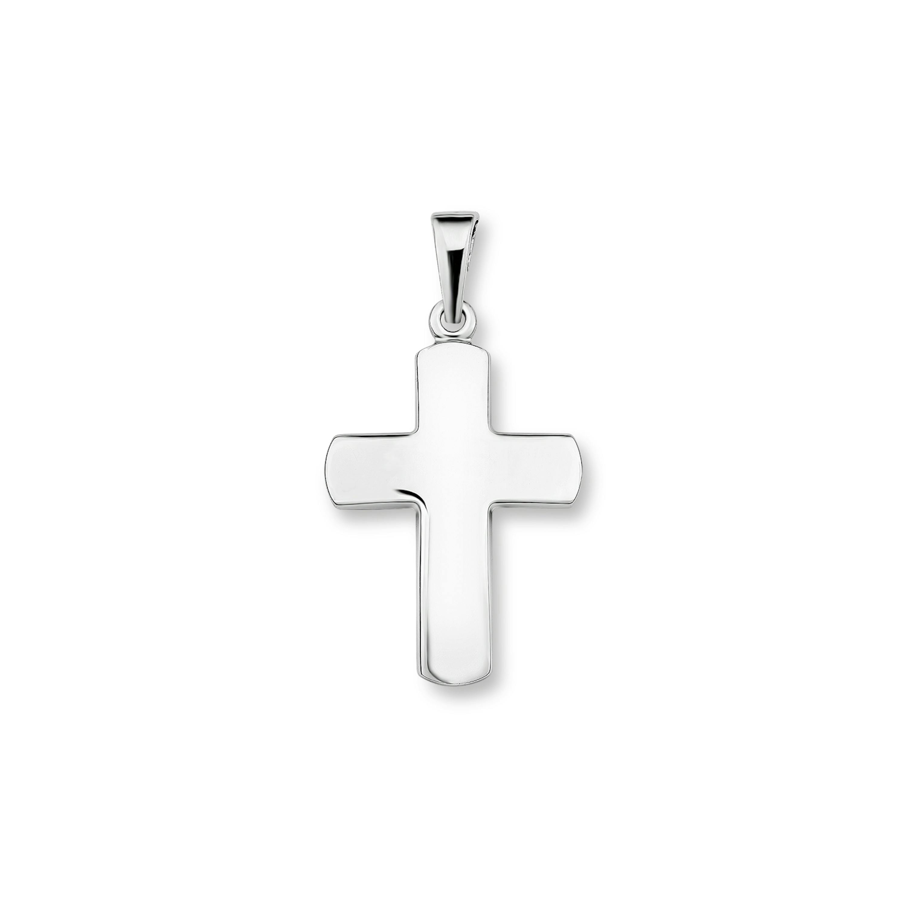 Motivanhänger für Damen und Herren, Unisex, 925 Sterling Silber | Kreuz | Kettenanhänger