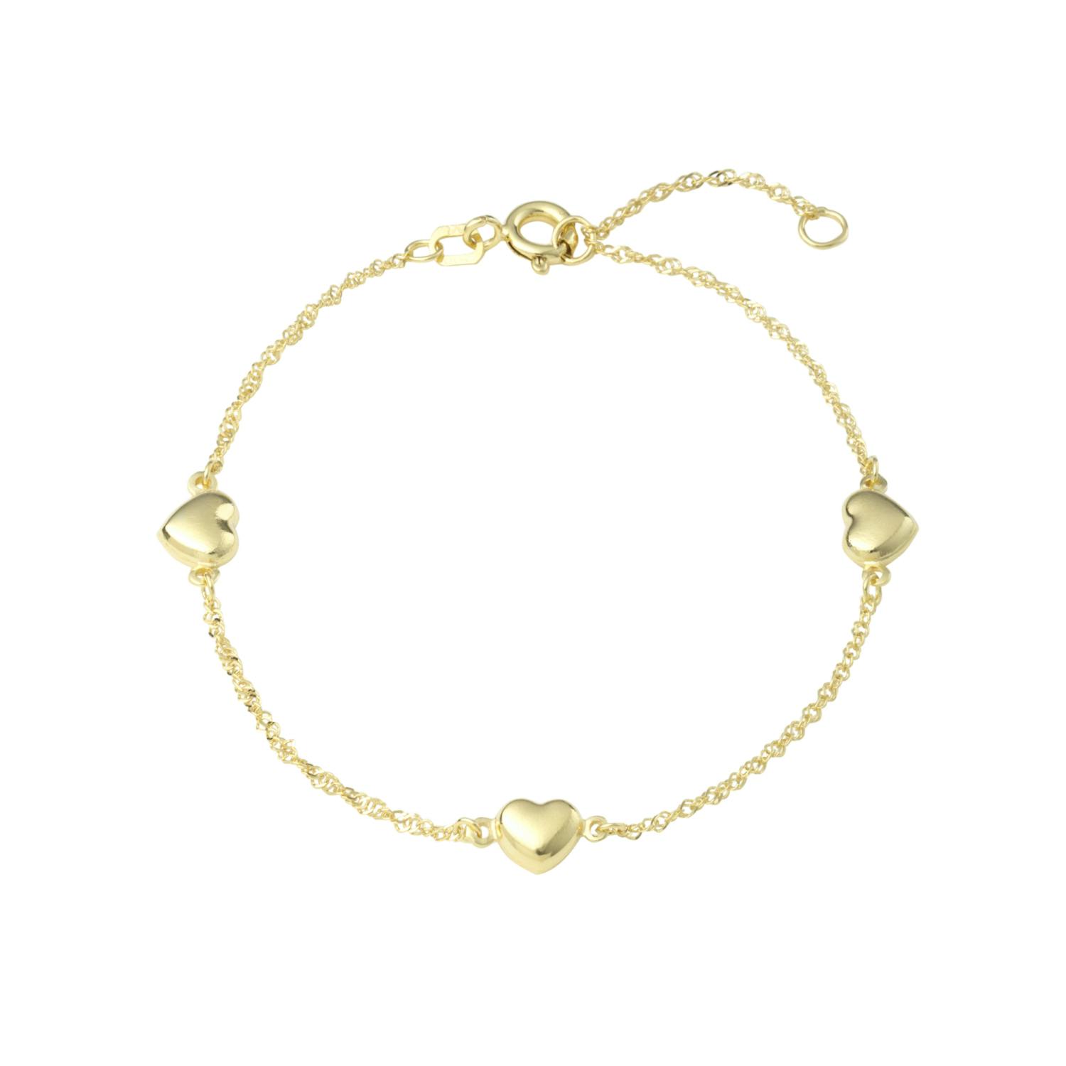 Armband für Damen, Gold 375 | Herz