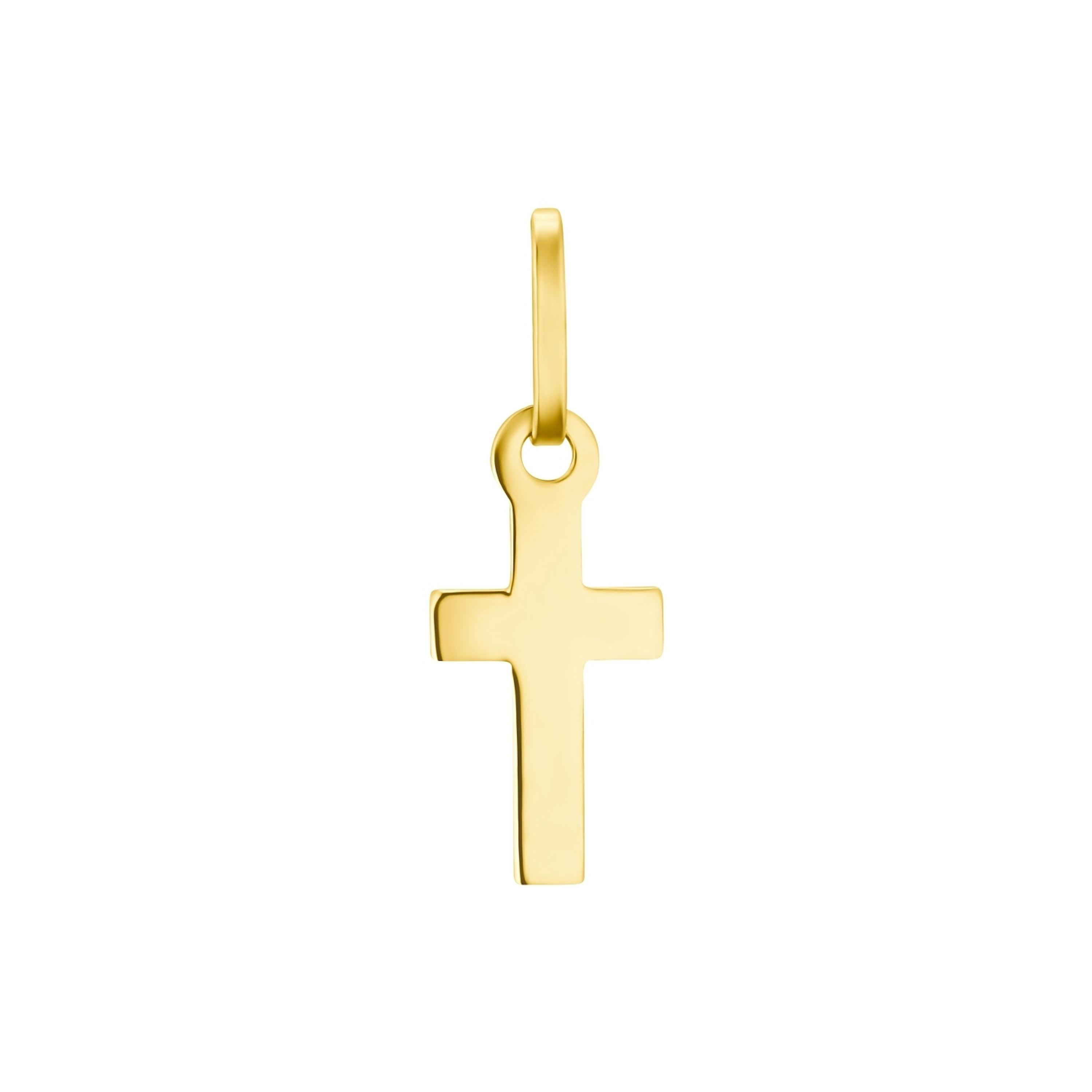 Damen, für Kreuz Motivanhänger | Gold 585