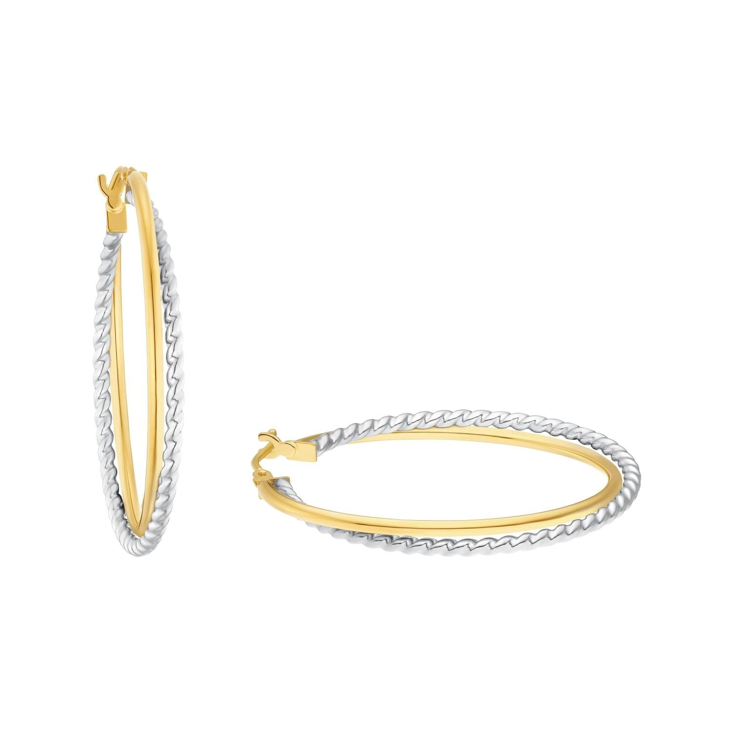 Creolen für Damen, 375 Gold