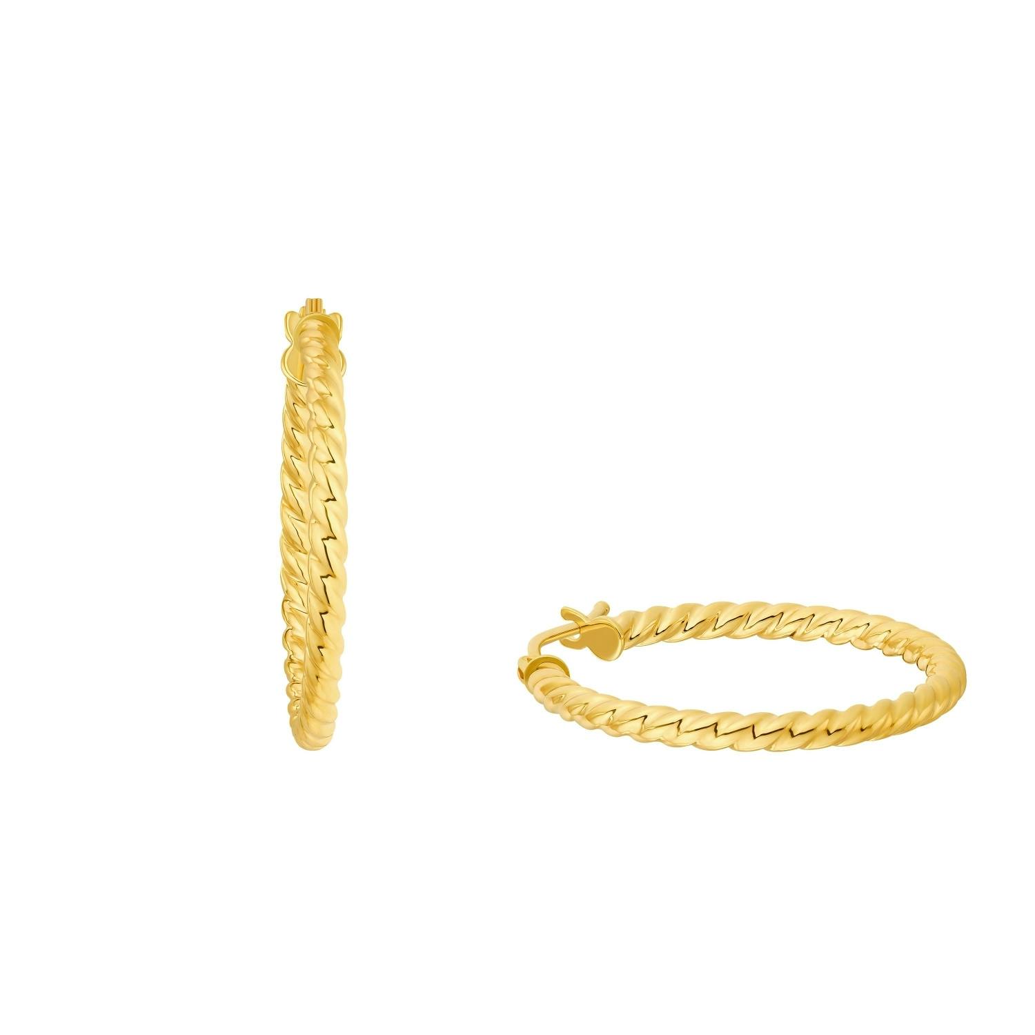 Creolen für Damen, 585 Gold