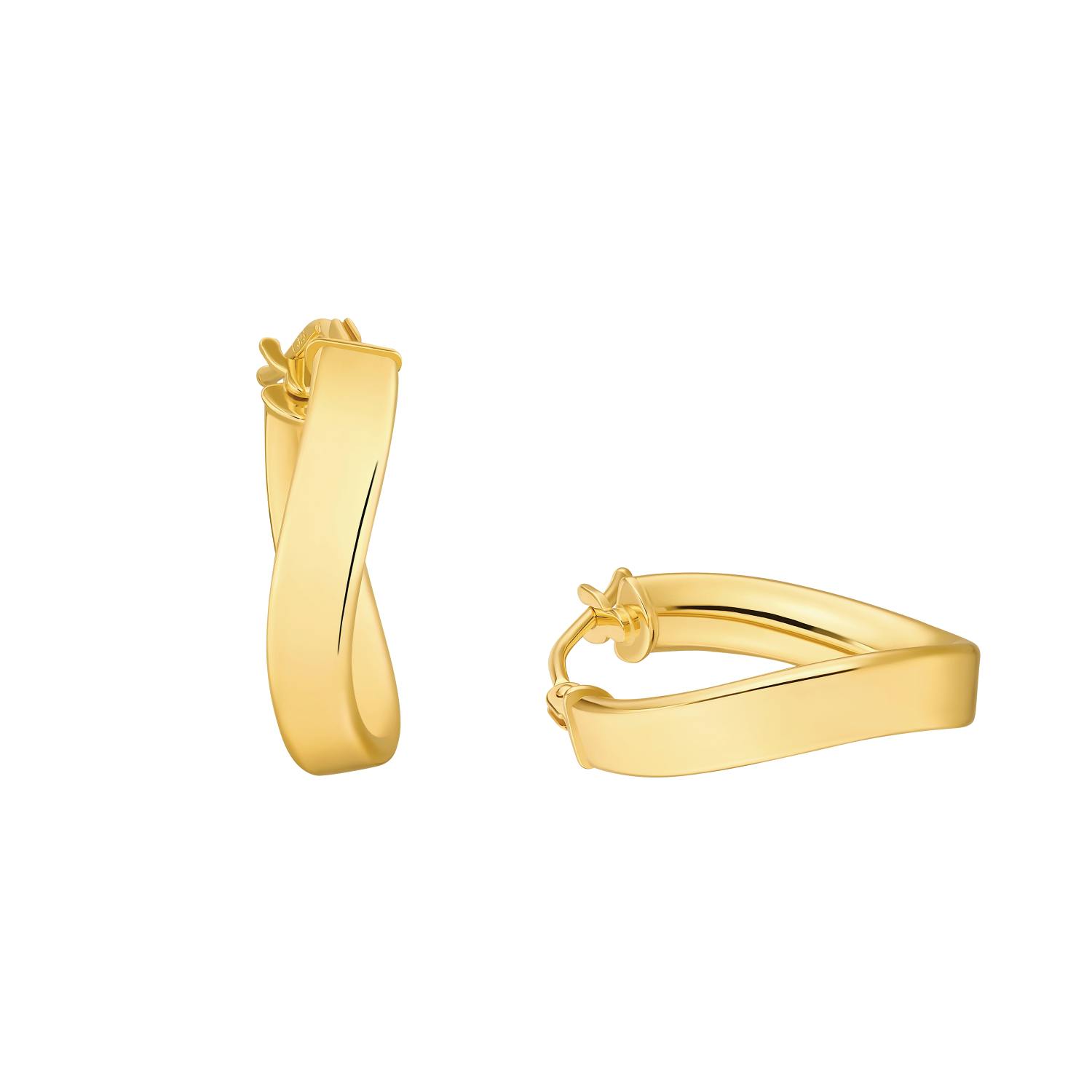 Creolen für Damen, 375 Gold