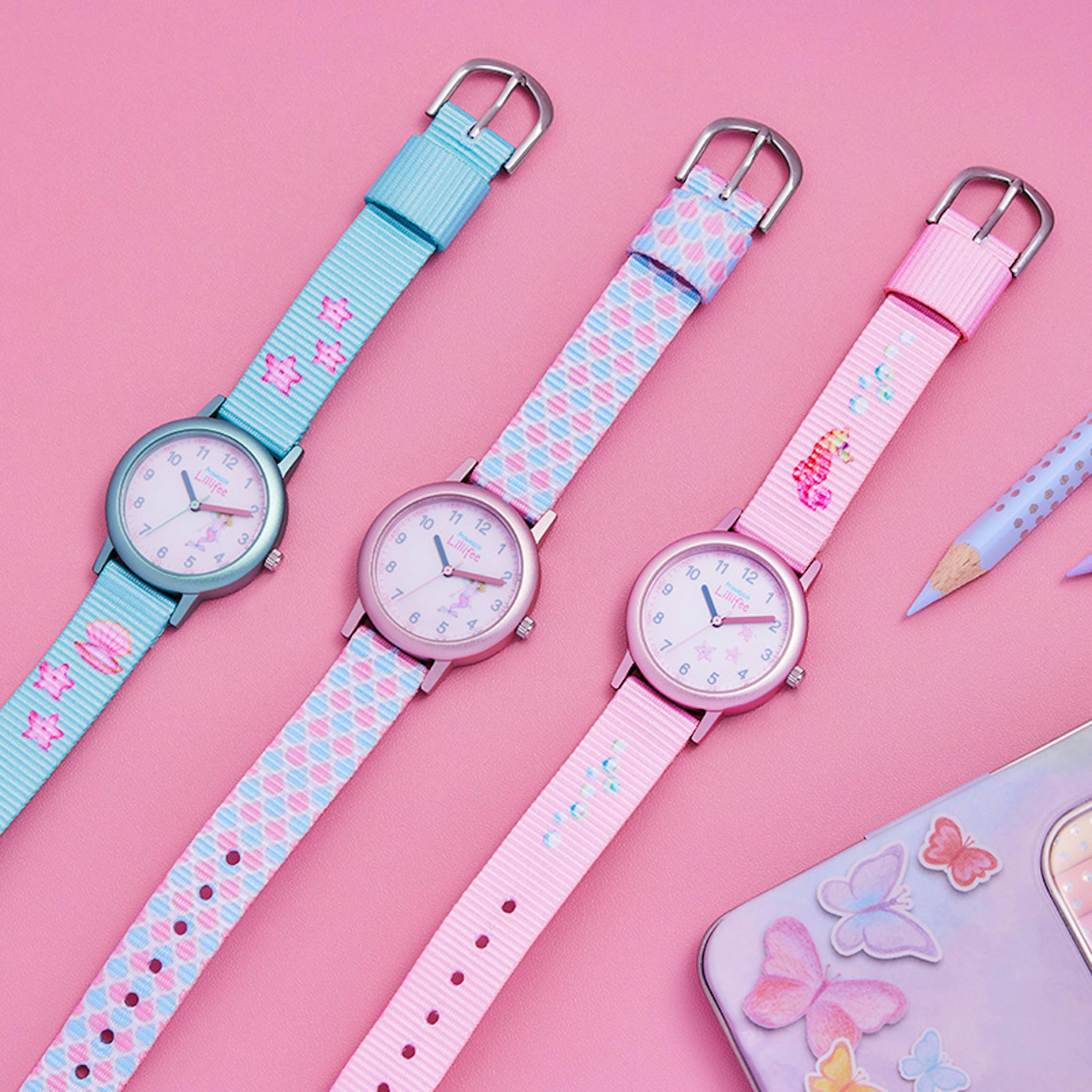 Bunte Kinderuhren von Prinzessin Lillifee
