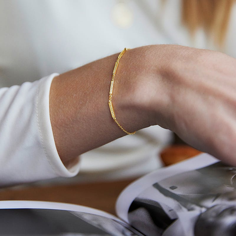 Armband für Damen, Gold 375 | Herz