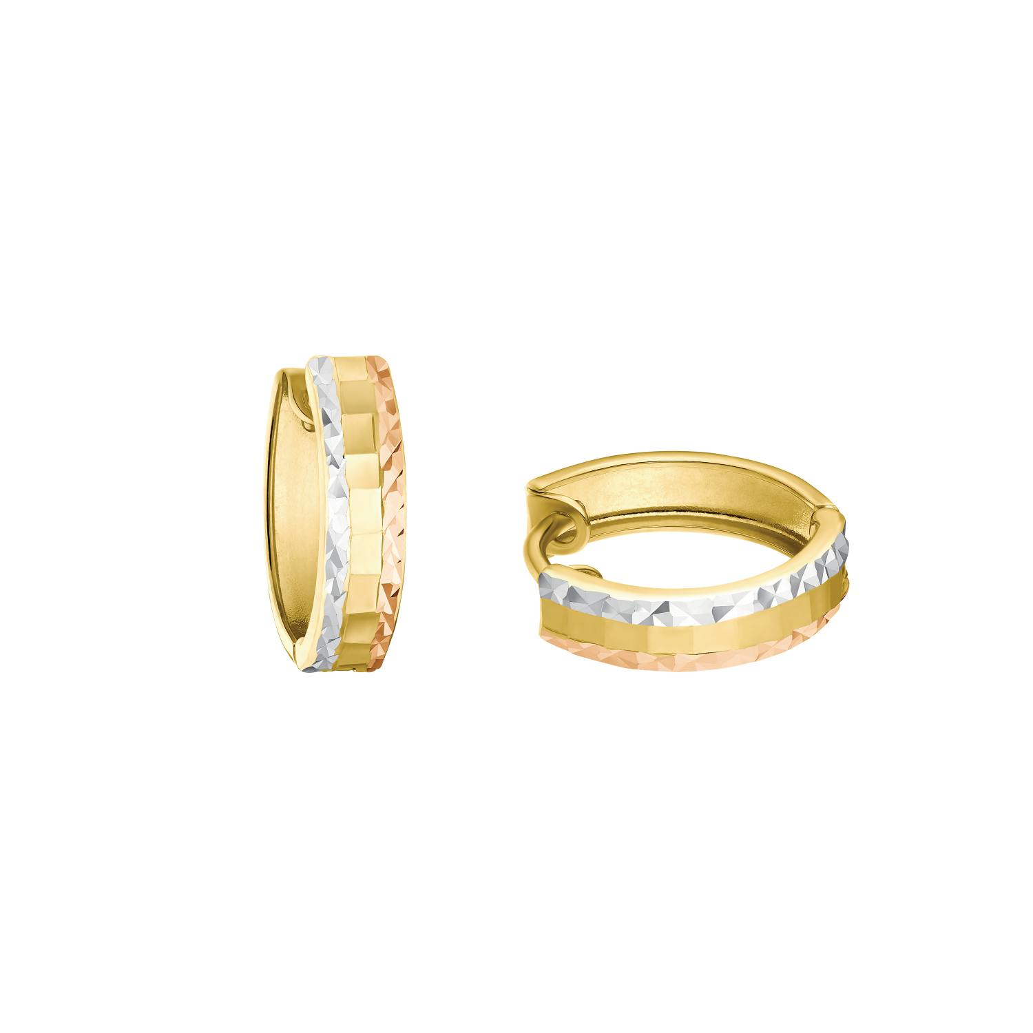 Creolen für Damen, 375 Gold