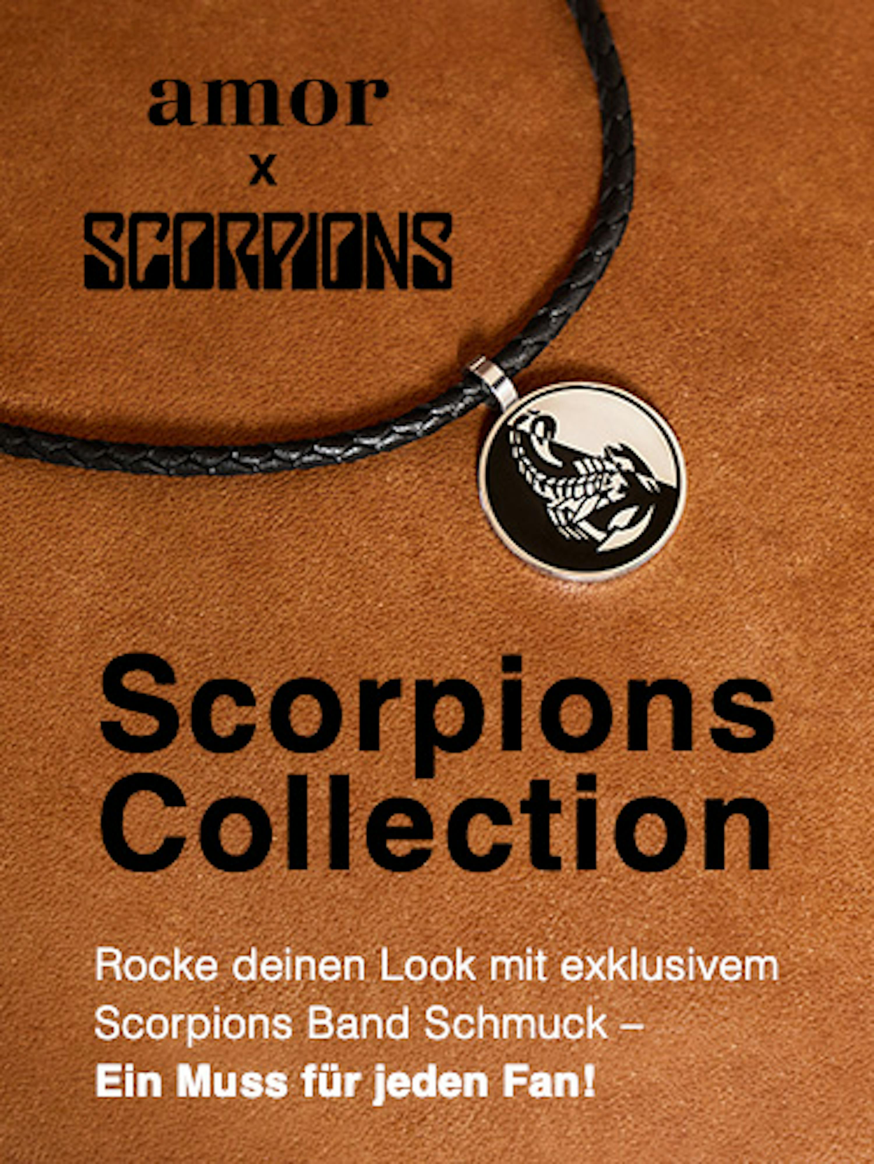 Halskette für Herren mit Scorpions Collection