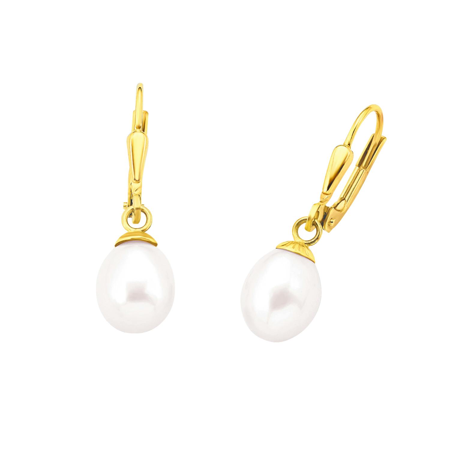 Ohrhänger für Damen, Gold 375