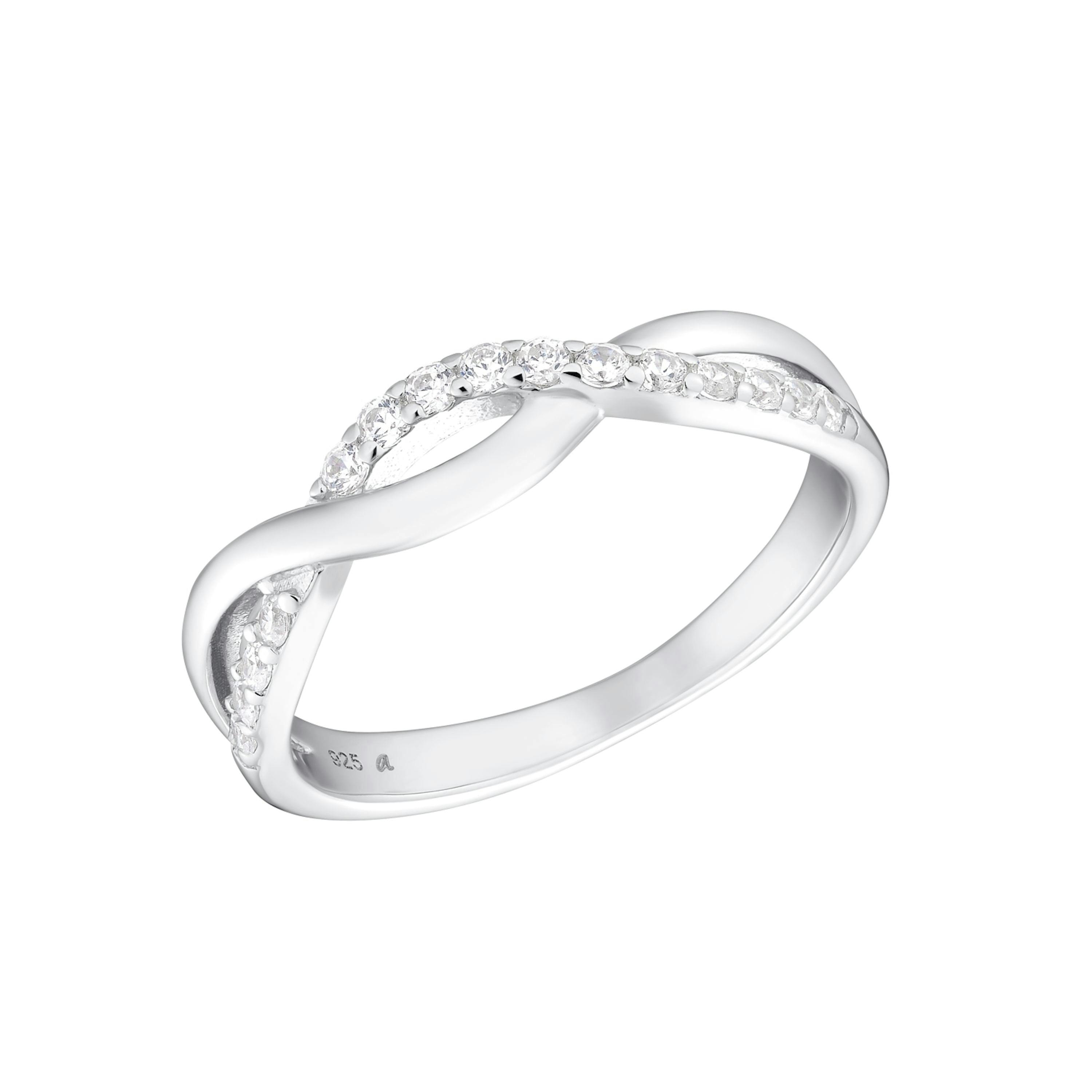 Ring für Damen, Zirkonia Sterling Silber, 925