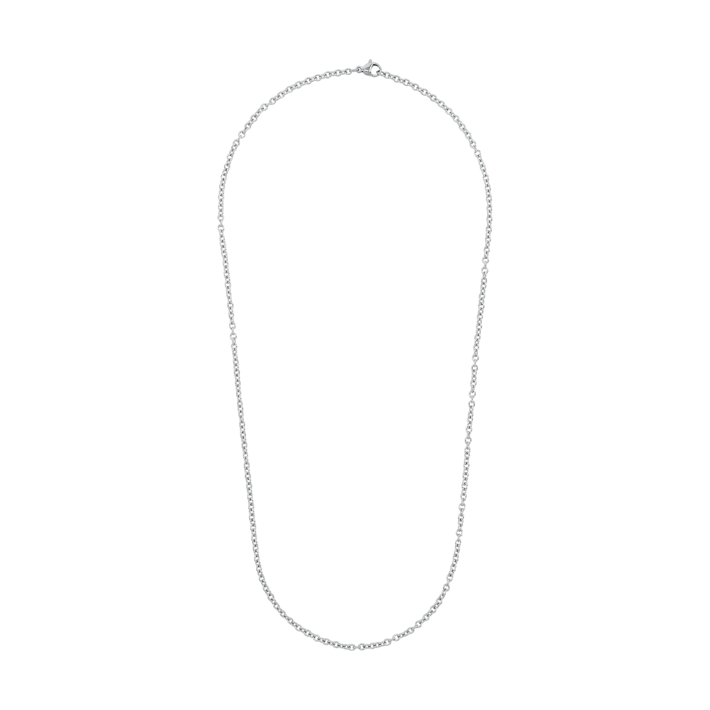 Halskette für Damen und Herren, Unisex, Edelstahl