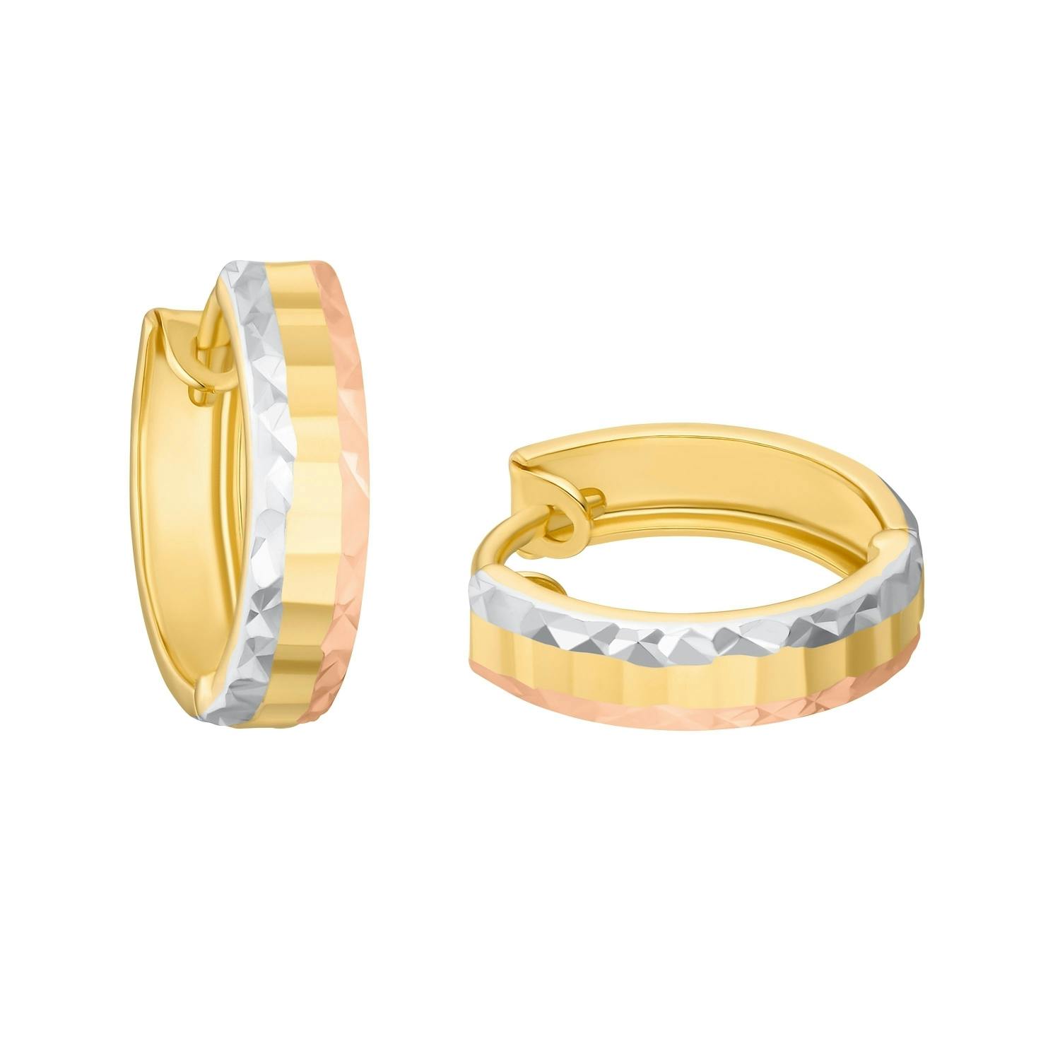 Creolen für Damen, 375 Gold