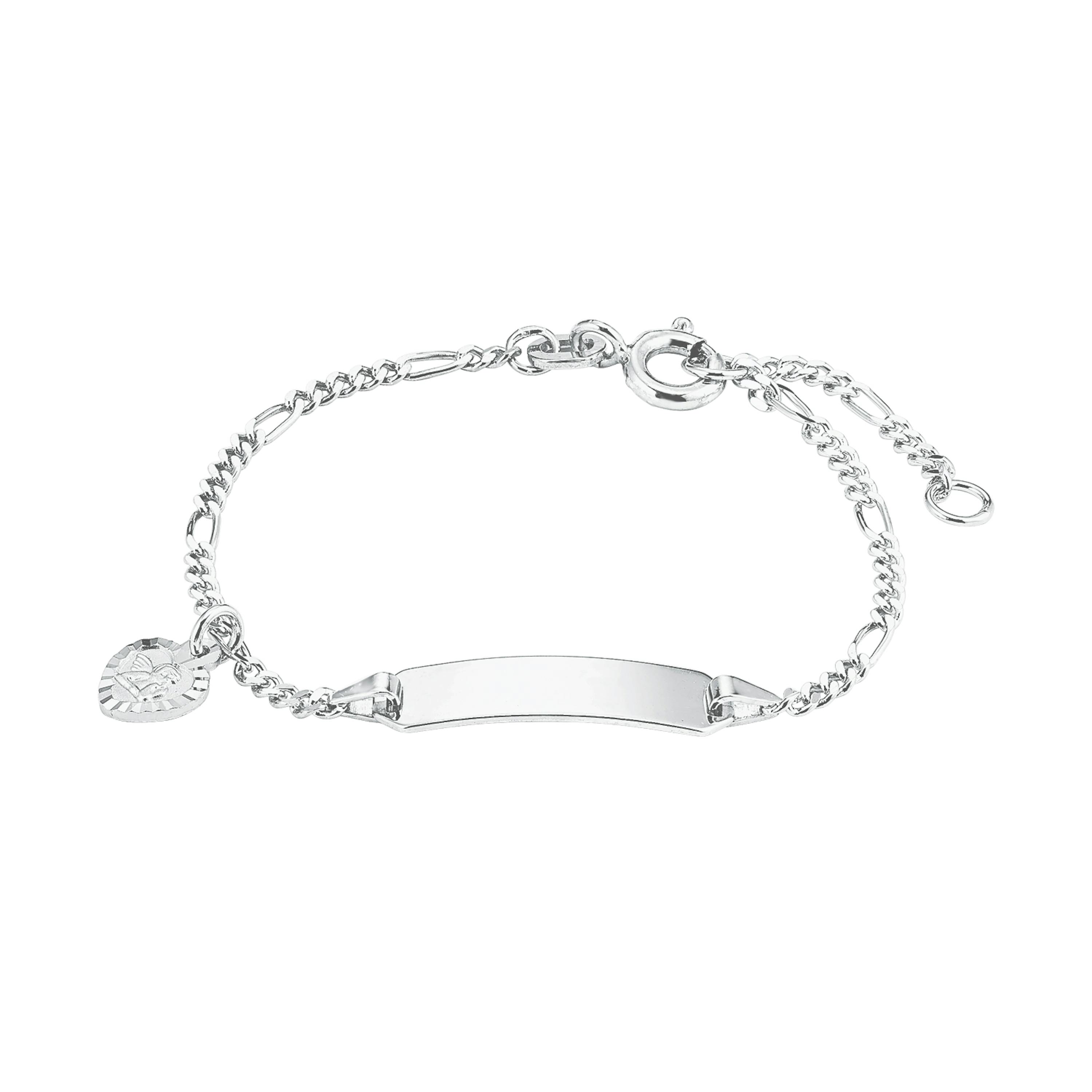 Armband für Mädchen, 925 Sterling Herz | Silber