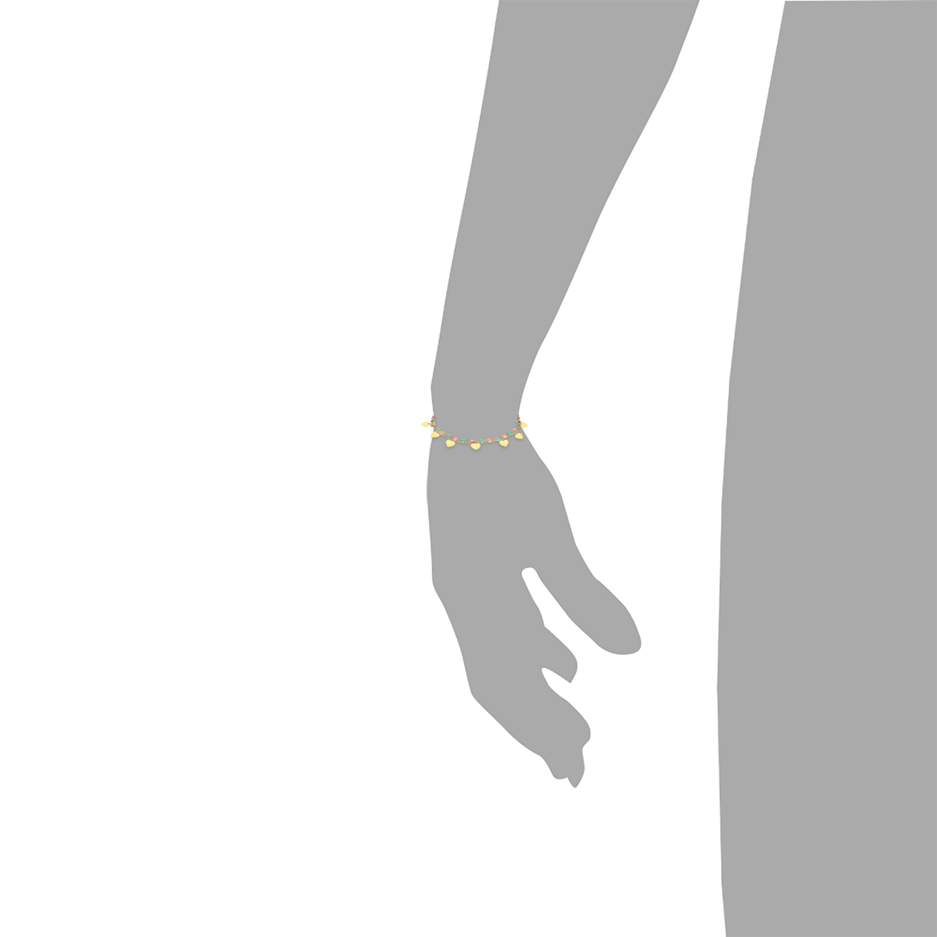 Armband für Mädchen, Herz | Edelstahl
