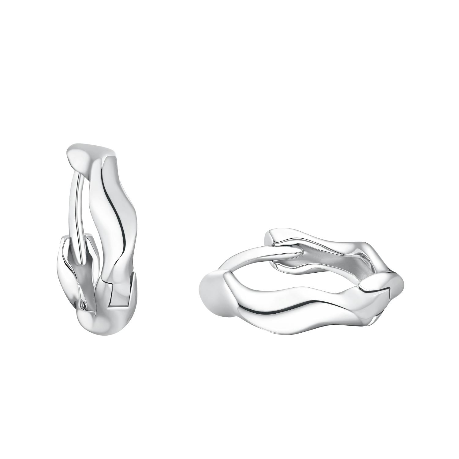 Creolen für Damen, 925 Sterling Silber